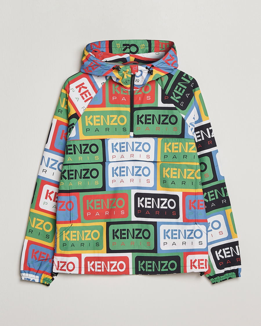 Hombres | Abrigos y chaquetas | KENZO | Label Packable Anorak Mulit