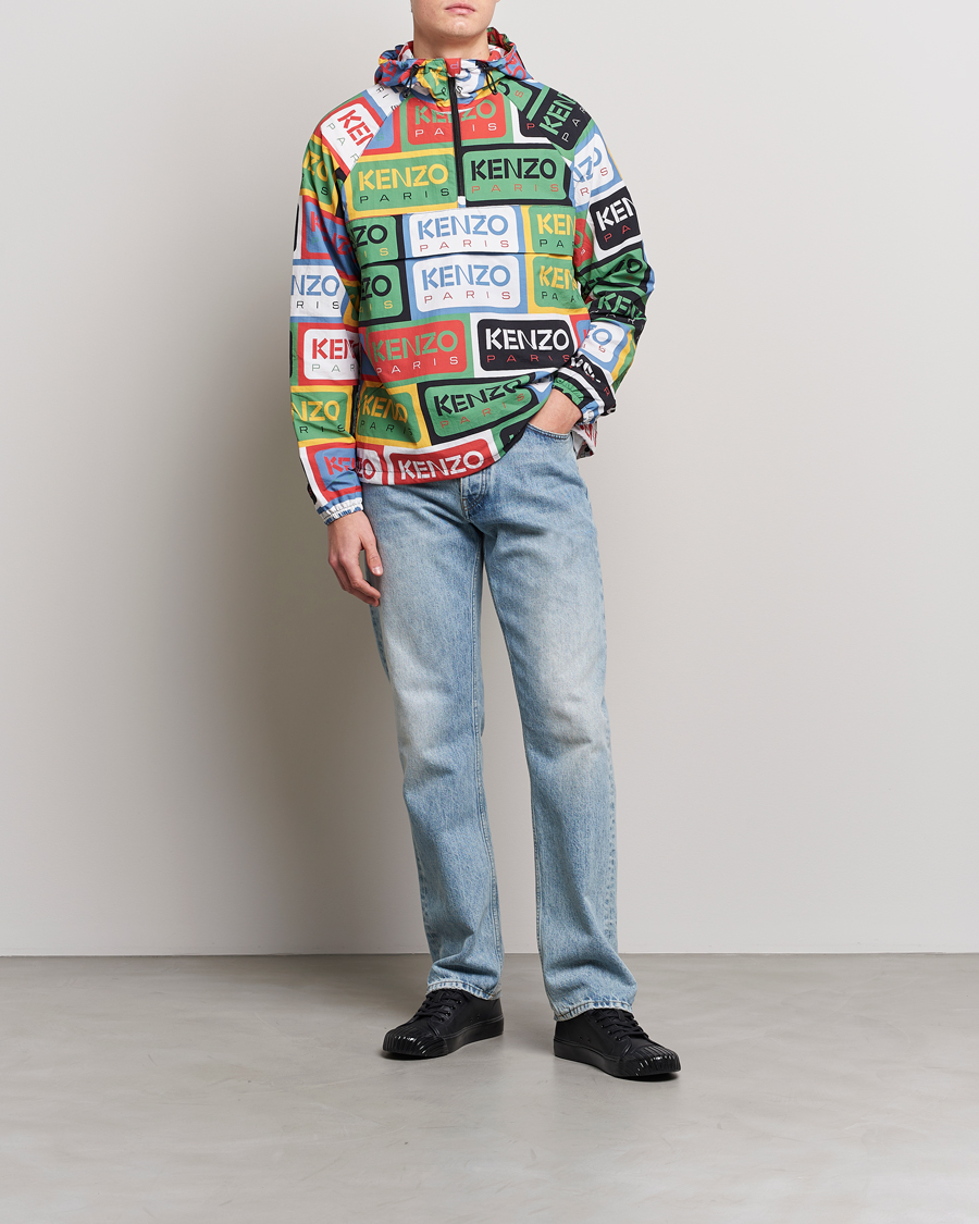 Hombres | Abrigos y chaquetas | KENZO | Label Packable Anorak Mulit