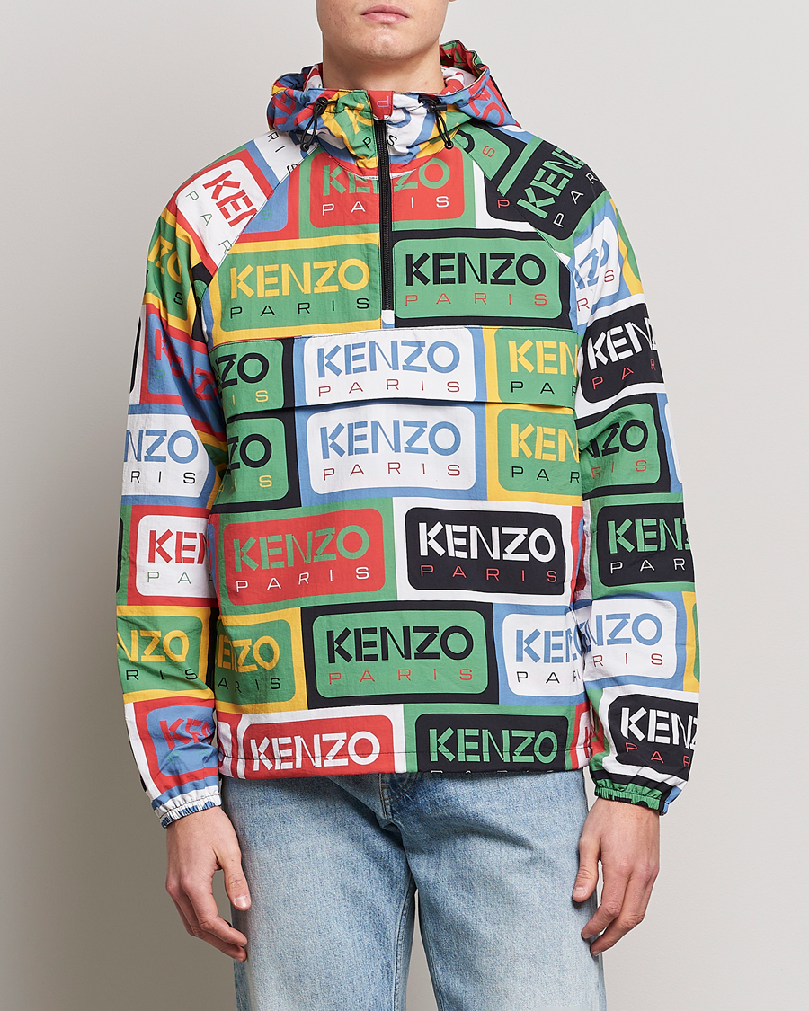 Hombres | Abrigos y chaquetas | KENZO | Label Packable Anorak Mulit
