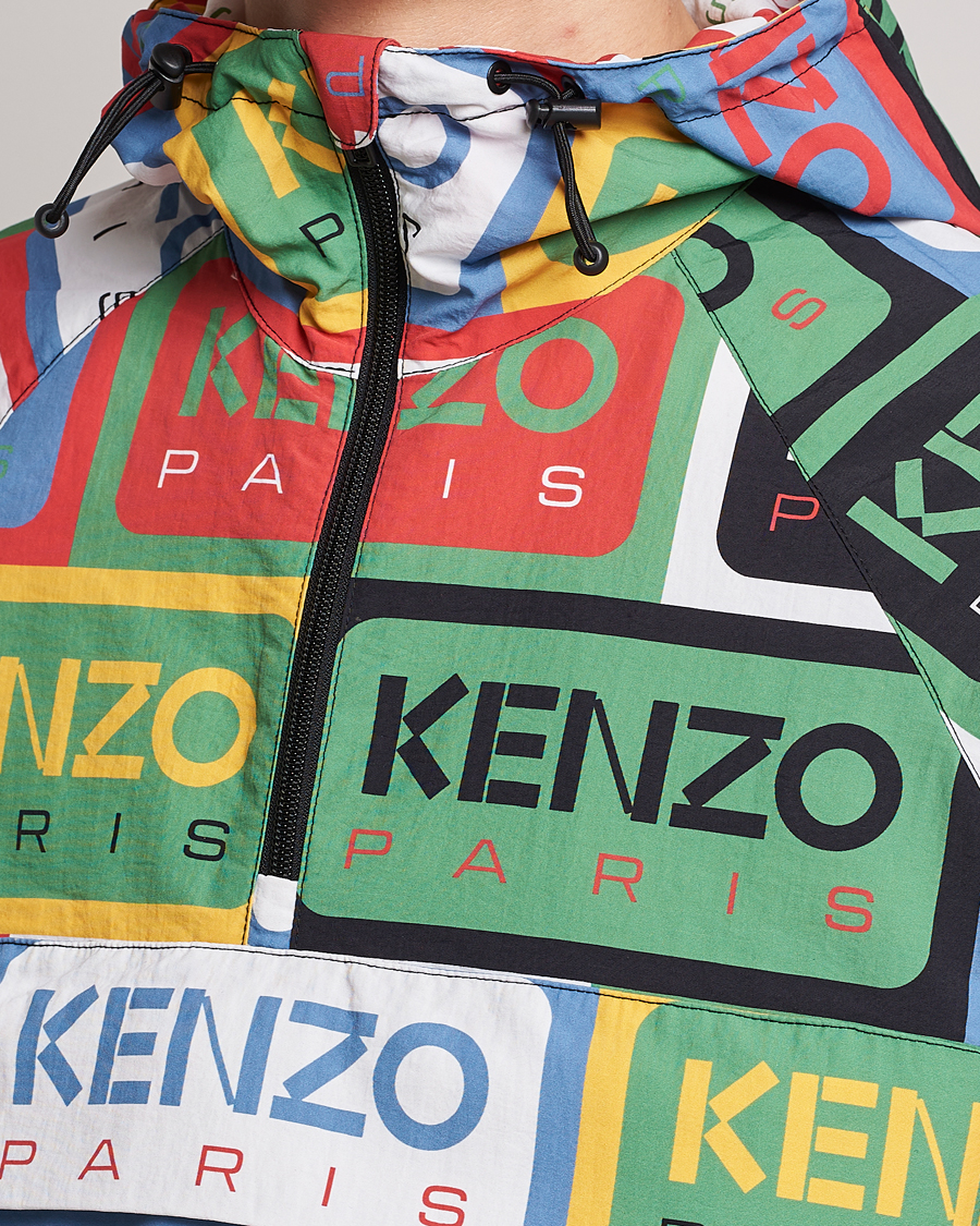 Hombres | Abrigos y chaquetas | KENZO | Label Packable Anorak Mulit