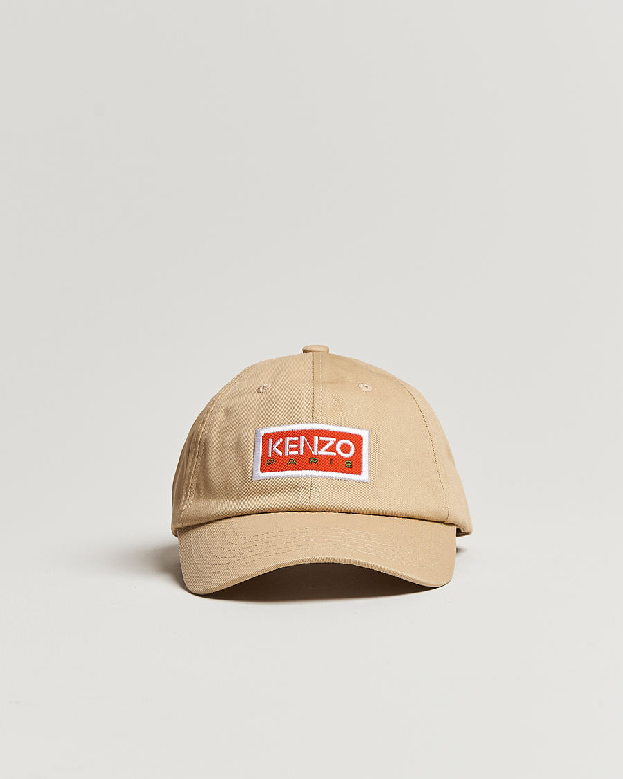 Hombres | KENZO Cotton Canvas Cap Beige | KENZO | Cotton Canvas Cap Beige