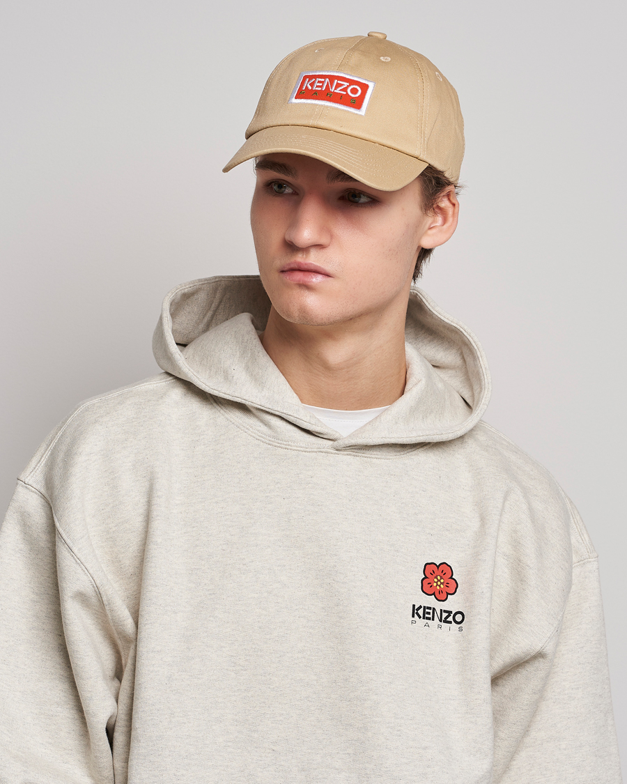 Hombres | KENZO Cotton Canvas Cap Beige | KENZO | Cotton Canvas Cap Beige