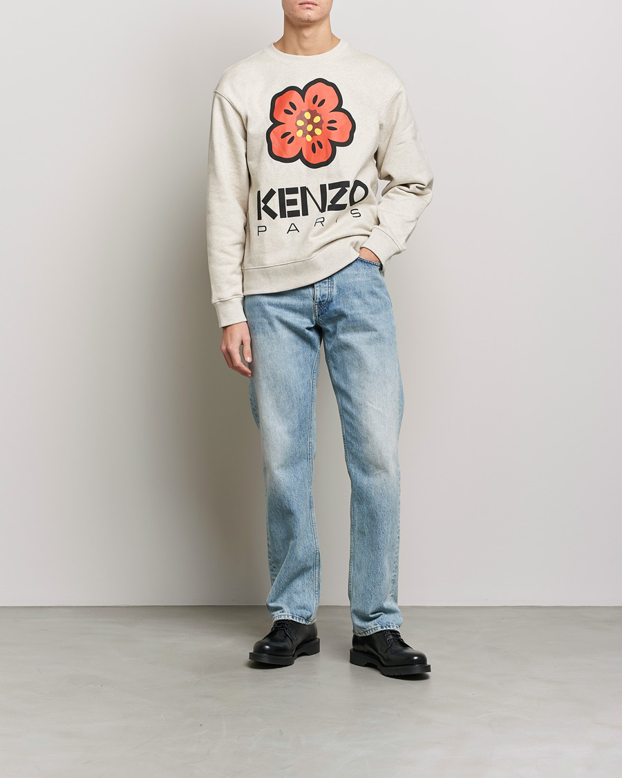 Hombres | Jerséis y prendas de punto | KENZO | Boke Flower Sweatshirt Pale Grey
