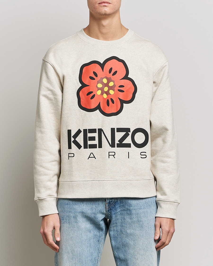 Hombres | Jerséis y prendas de punto | KENZO | Boke Flower Sweatshirt Pale Grey