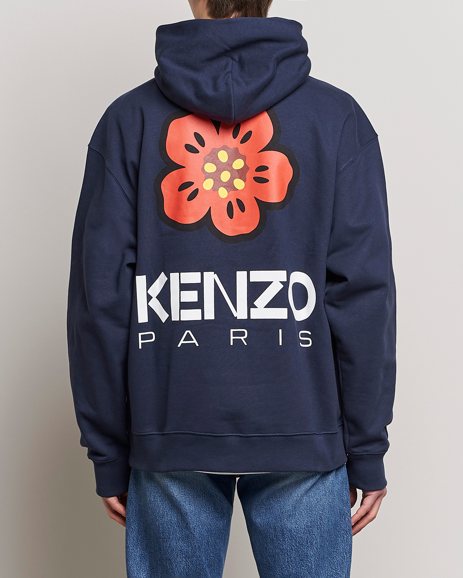 Hombres | Jerséis y prendas de punto | KENZO | Boke Flower Hoodie Midnight Blue