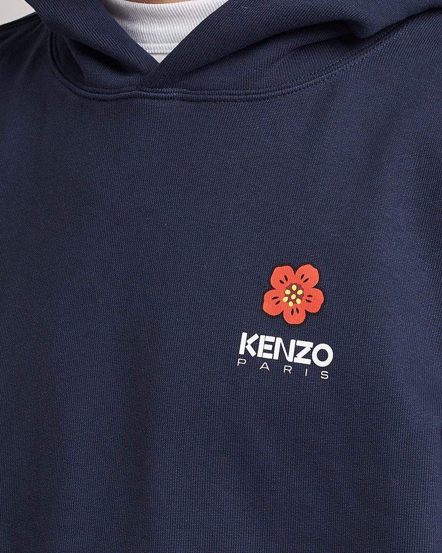 Hombres | Jerséis y prendas de punto | KENZO | Boke Flower Hoodie Midnight Blue