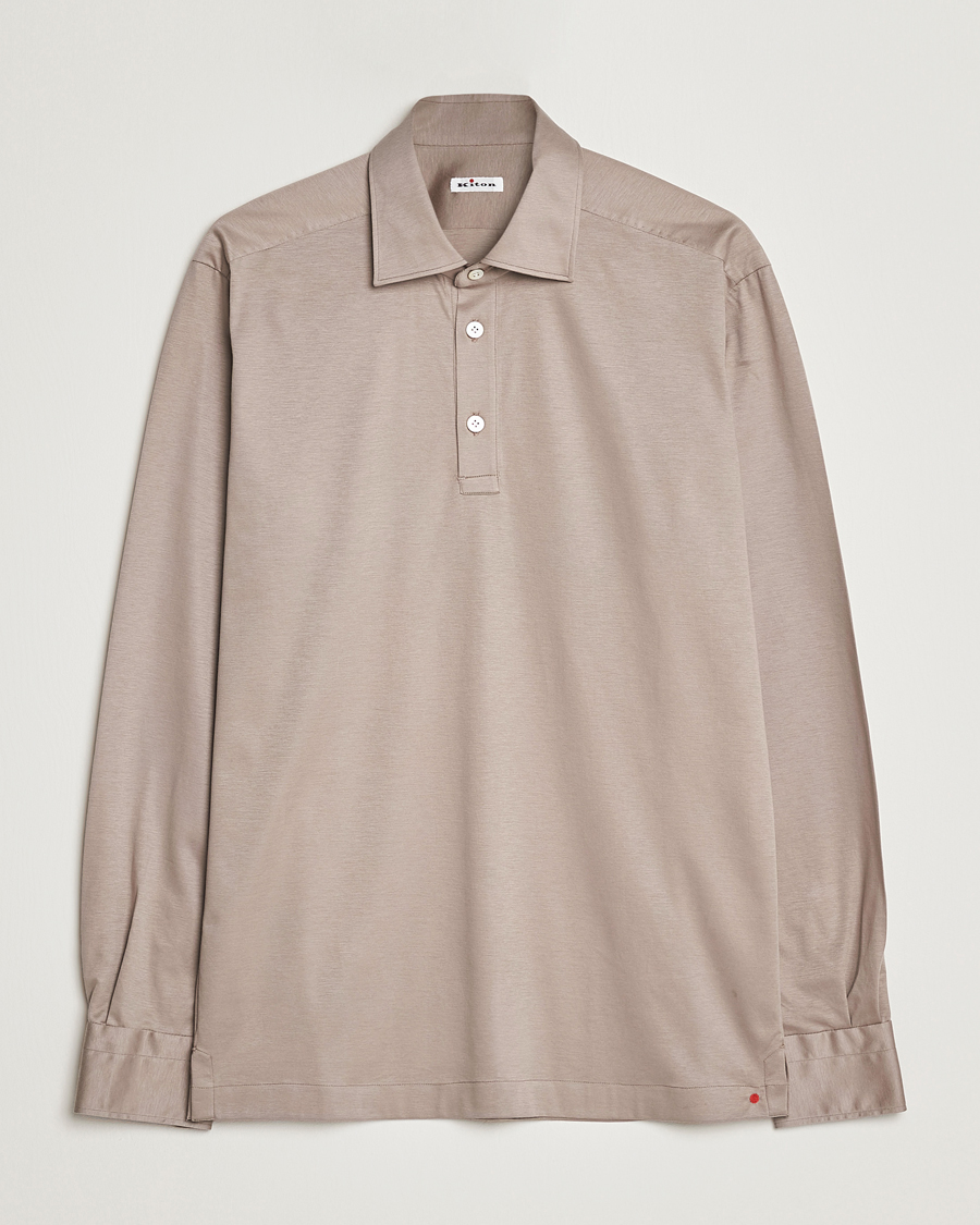 Hombres | Camisas | Kiton | Popover Shirt Beige