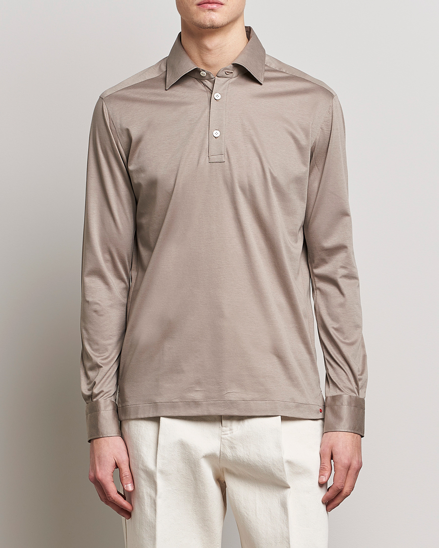 Hombres | Camisas | Kiton | Popover Shirt Beige