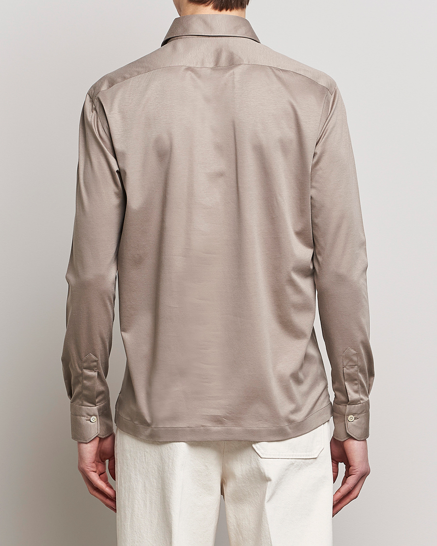 Hombres | Camisas | Kiton | Popover Shirt Beige