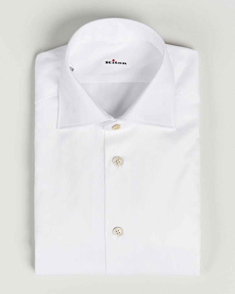 Hombres | Camisas | Kiton | Slim Fit Dress Shirt White
