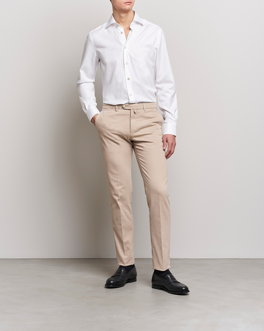 Hombres | Camisas | Kiton | Slim Fit Dress Shirt White