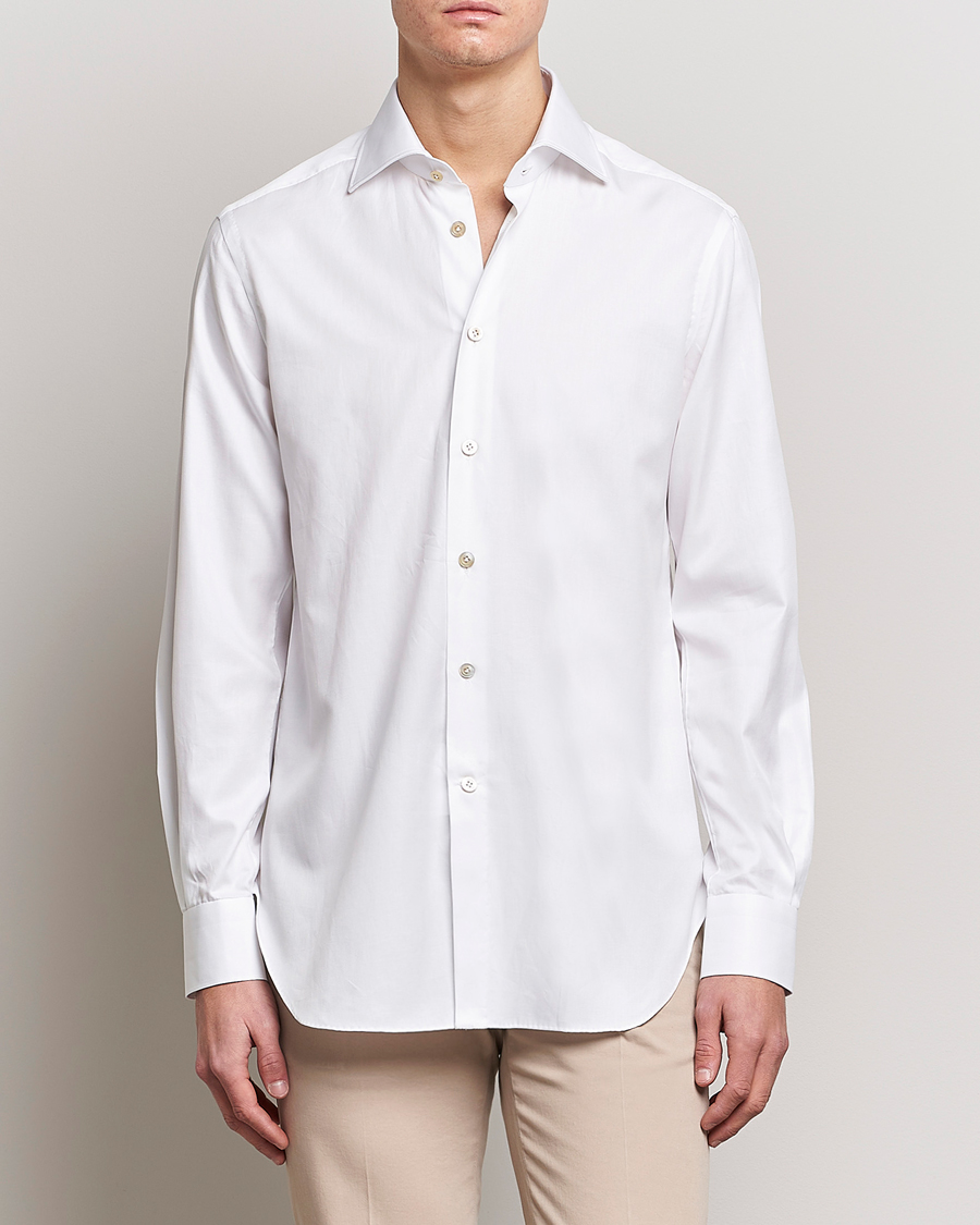 Hombres | Camisas | Kiton | Slim Fit Dress Shirt White