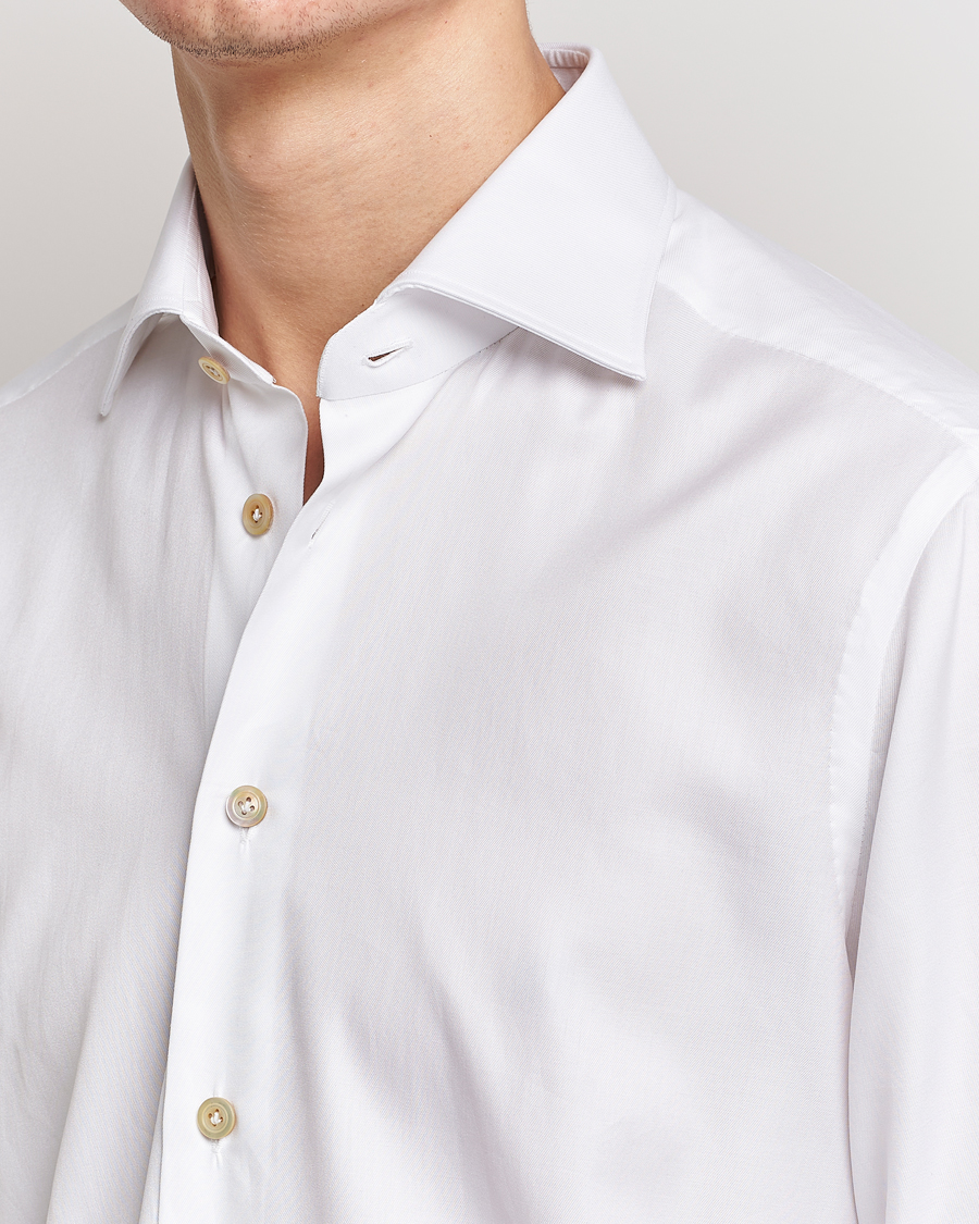Hombres | Camisas | Kiton | Slim Fit Dress Shirt White