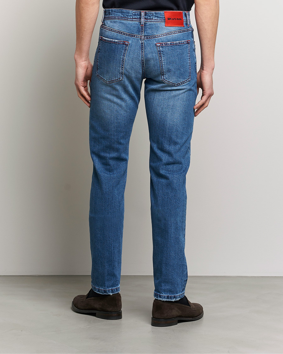 Hombres | Vaqueros | Kiton | Kurabo Denim Jeans Light Indigo