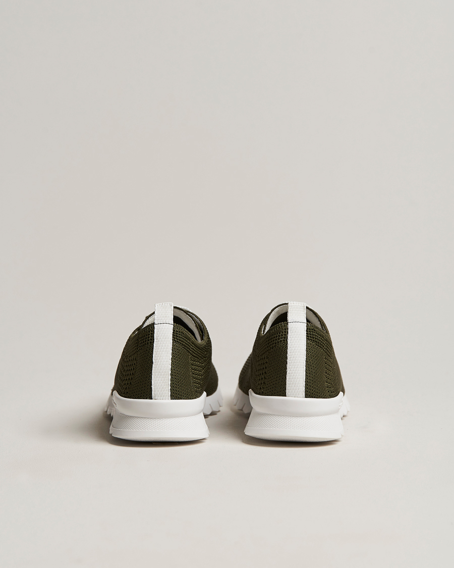 Hombres | Kiton Mesh Running Sneakers Dark Olive | Kiton | Mesh Running Sneakers Dark Olive