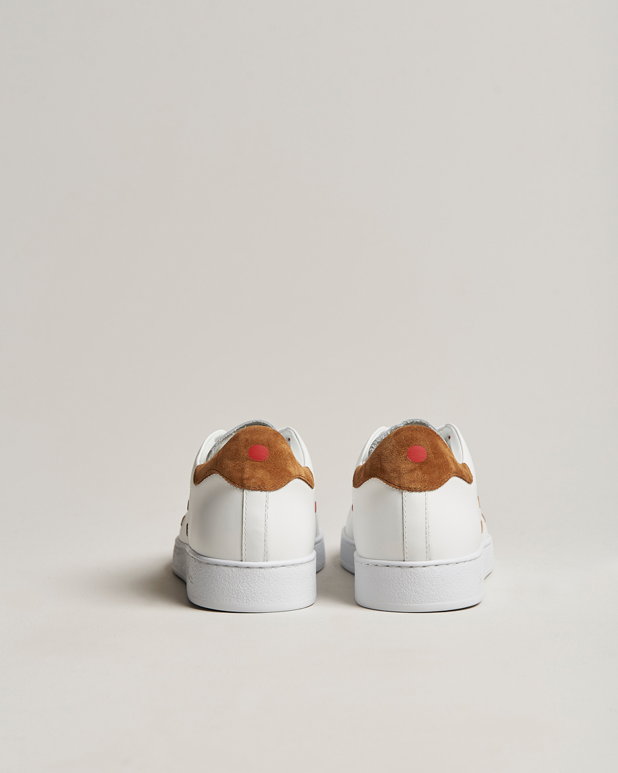 Hombres | Kiton Plain Sneakers White Calf | Kiton | Plain Sneakers White Calf