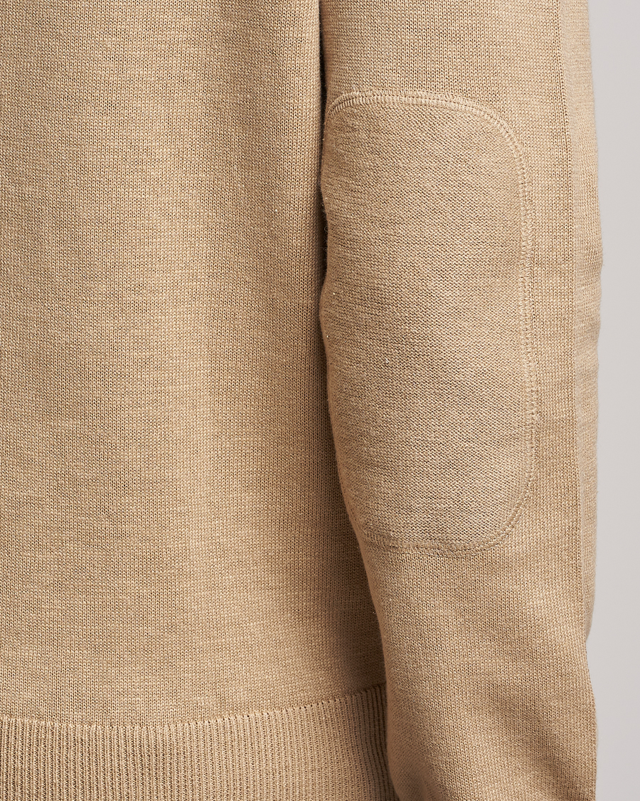 Hombres | Jerséis y prendas de punto | Morris | Harold Summer Crew Neck Camel