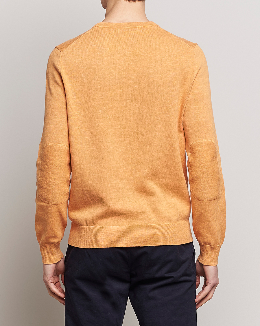 Hombres | Jerséis y prendas de punto | Morris | Harold Summer Crew Neck Orange