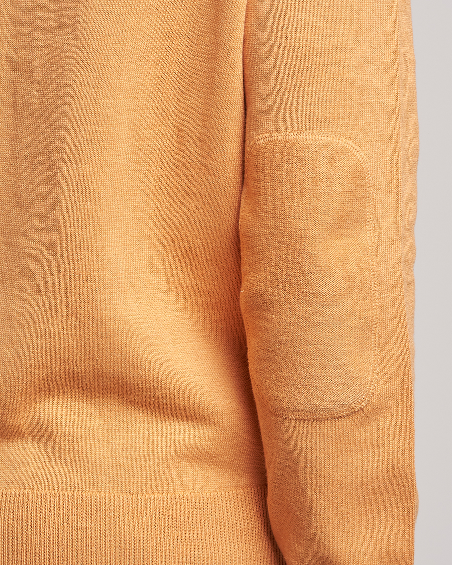 Hombres | Jerséis y prendas de punto | Morris | Harold Summer Crew Neck Orange
