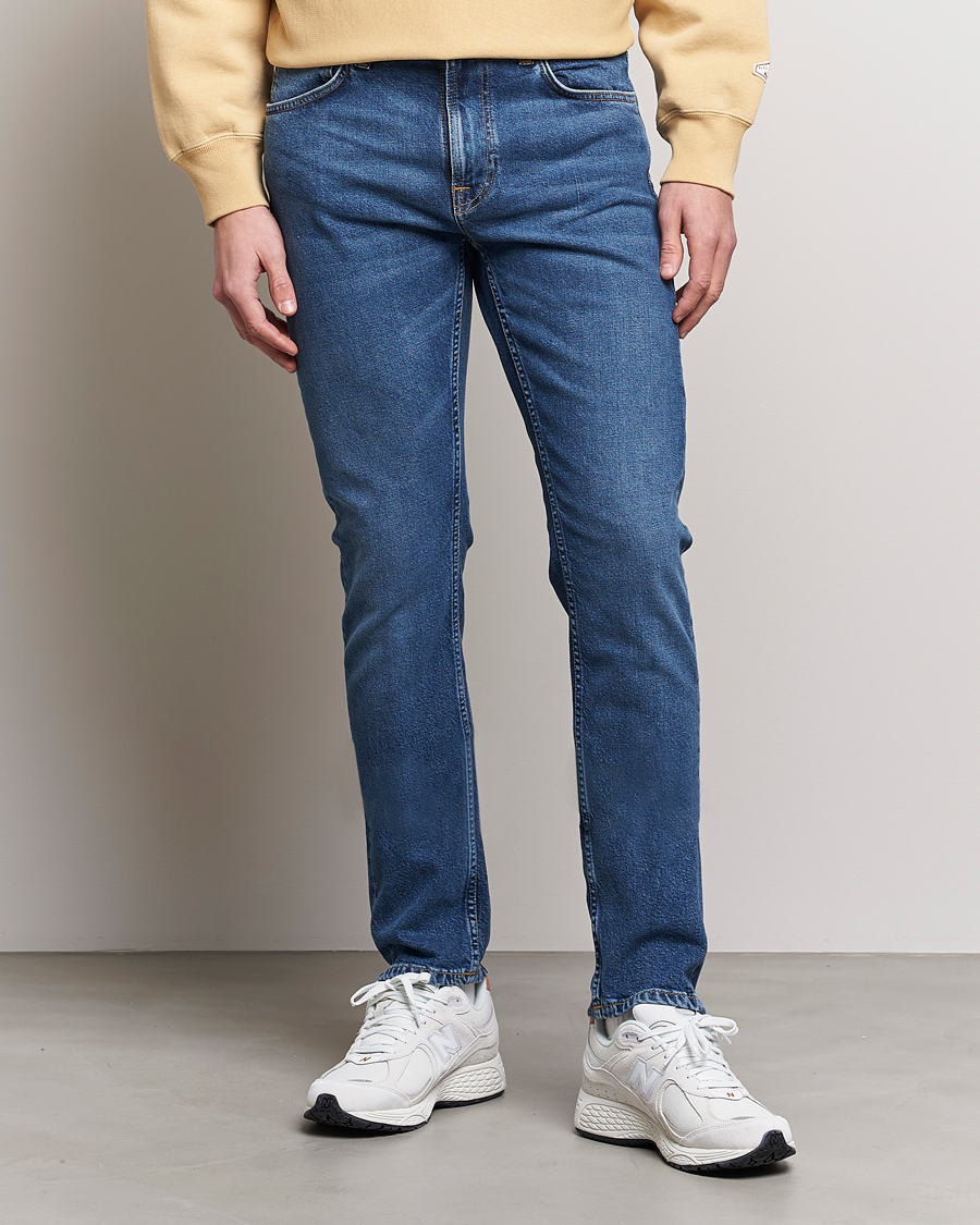 Hombres | Vaqueros | Nudie Jeans | Lean Dean Jeans Blue Mud