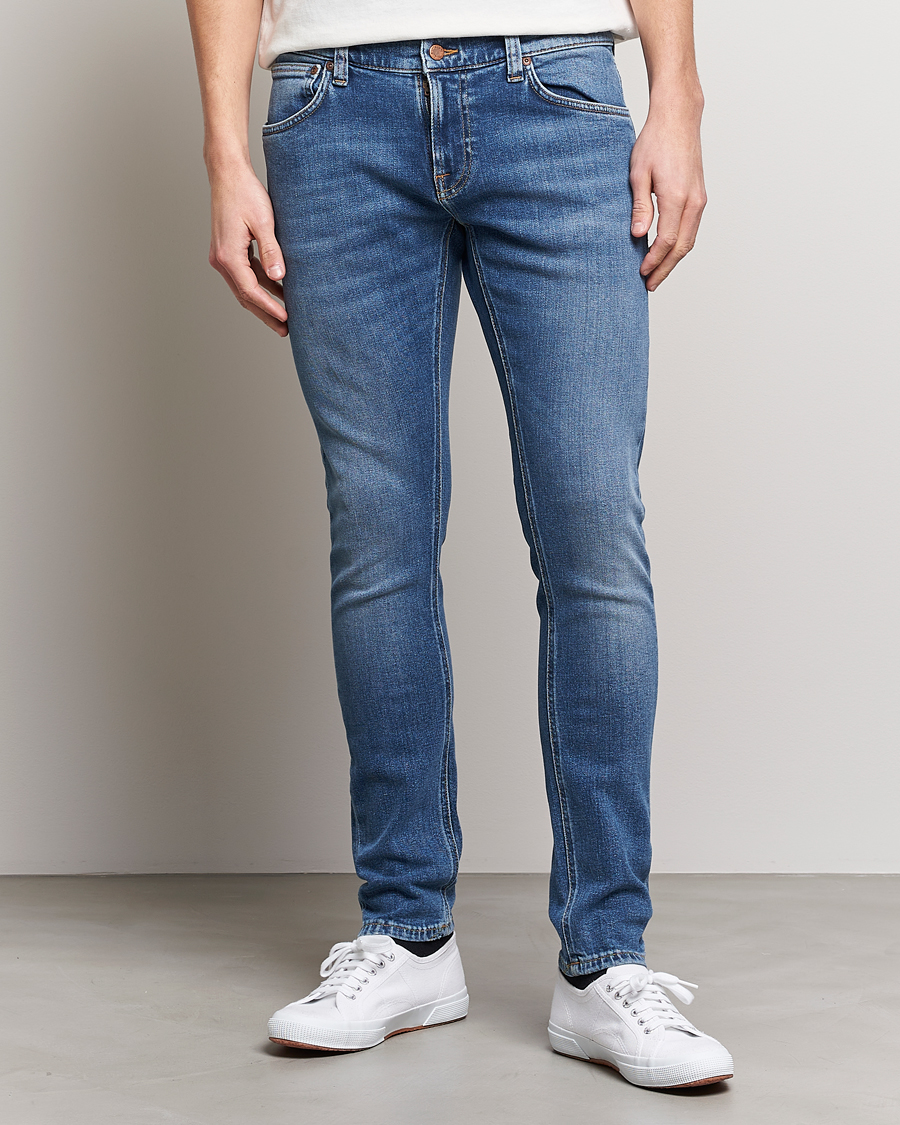 Hombres | Vaqueros | Nudie Jeans | Tight Terry Jeans Inbetween Blues