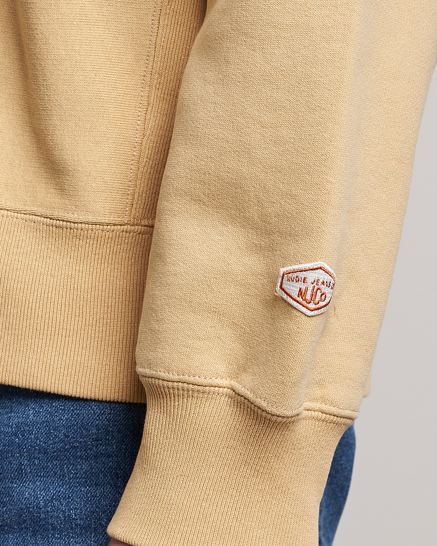 Hombres | Jerséis y prendas de punto | Nudie Jeans | Hasse Crew Neck Sweatshirt Faded Sun