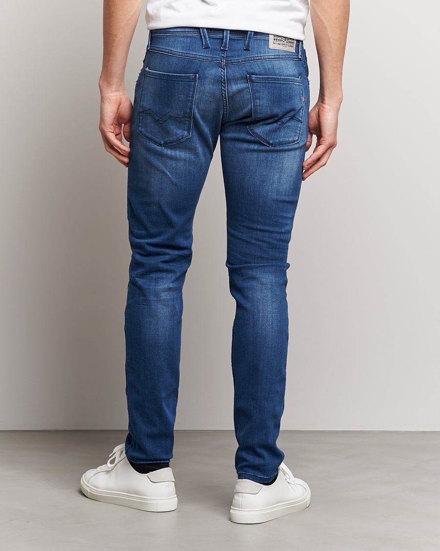 Hombres | Vaqueros | Replay | Anbass Powerstretch Jeans Medium Blue