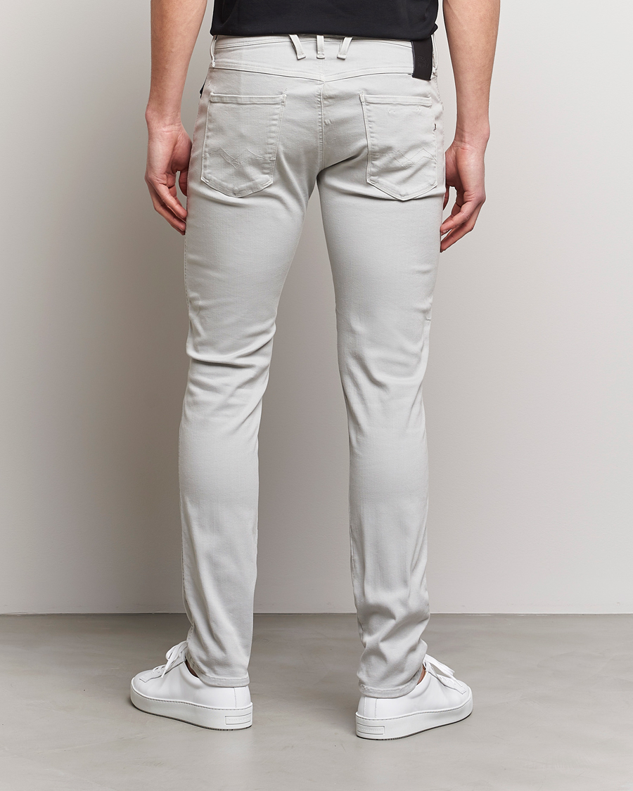Hombres | Pantalones | Replay | Anbass Hyperflex X.Lite 5-Pocket Pants Chaulk Grey