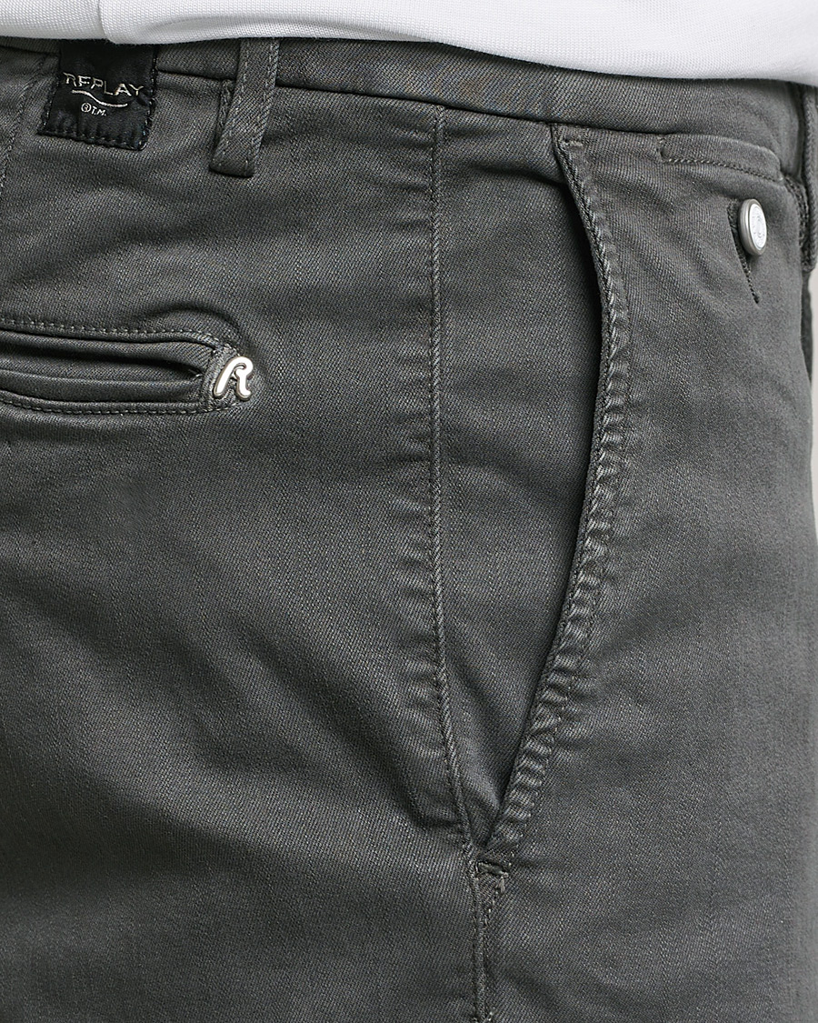 Hombres | Pantalones cortos | Replay | Benni Hyperflex Shorts Grey