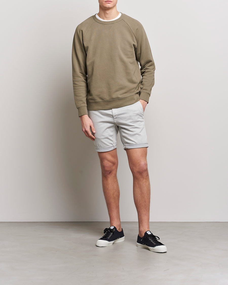 Hombres | Pantalones cortos | Replay | Benni Hyperflex Shorts Chaulk Grey