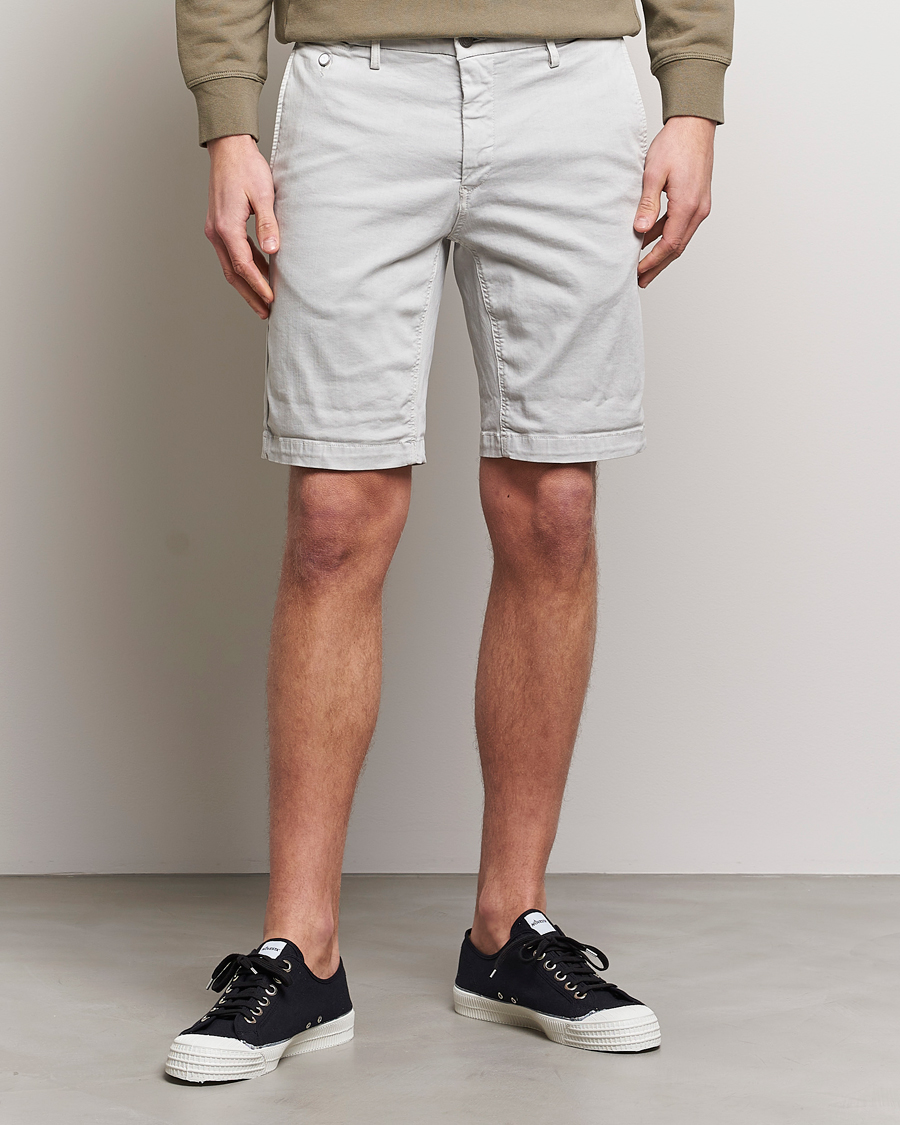 Hombres | Pantalones cortos | Replay | Benni Hyperflex Shorts Chaulk Grey