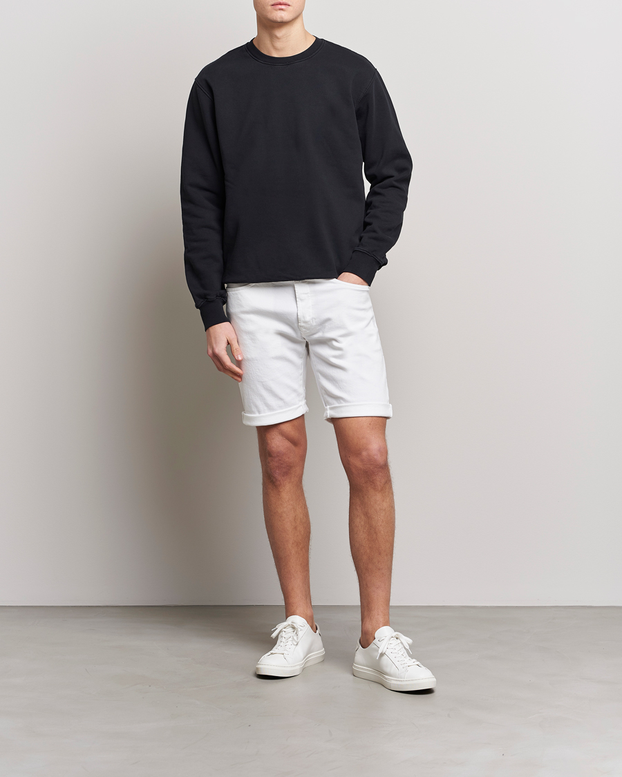 Hombres | Pantalones cortos | Replay | RBJ901 Super Stretch Jeans Shorts White