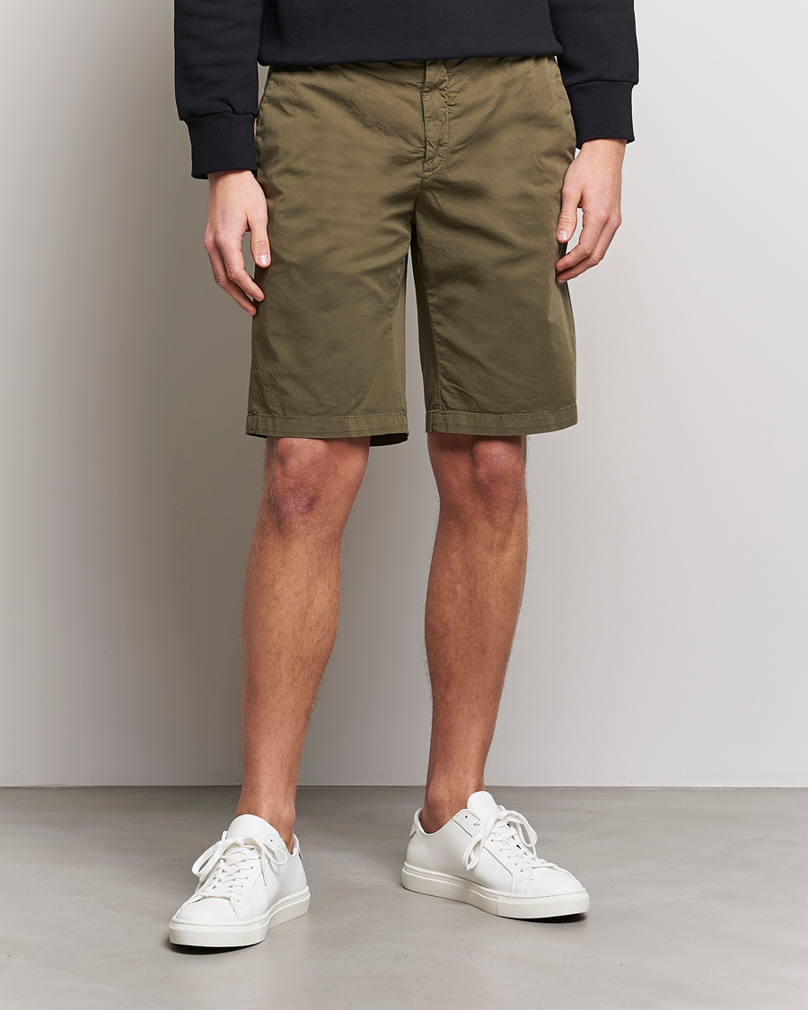 Hombres | Pantalones cortos | Replay | Sartoriale Chino Shorts Olive Green