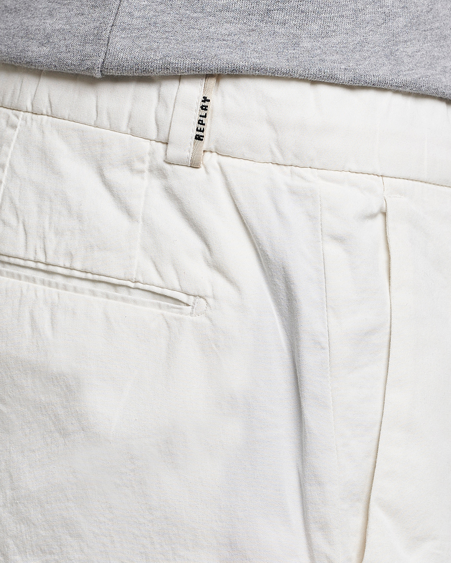 Hombres | Pantalones | Replay | Sartoriale Comfort Stretch Chinos White