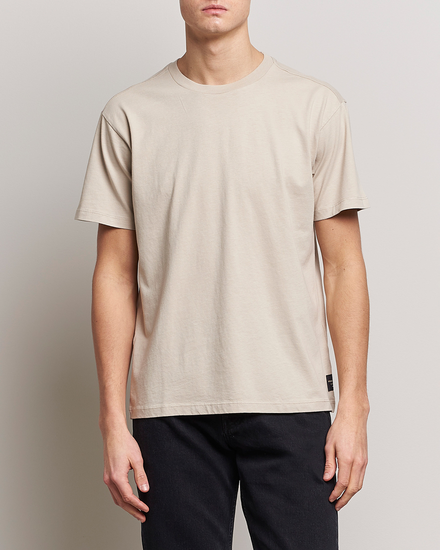 Hombres | Camisetas | Replay | Sartoriale Heavy Crew Neck T-Shirt Cement