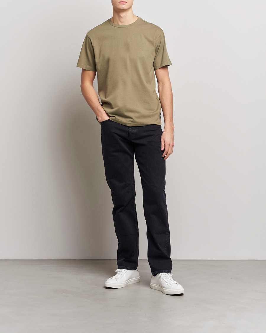 Hombres | Camisetas | Replay | Sartoriale Heavy Crew Neck T-Shirt Sage Green