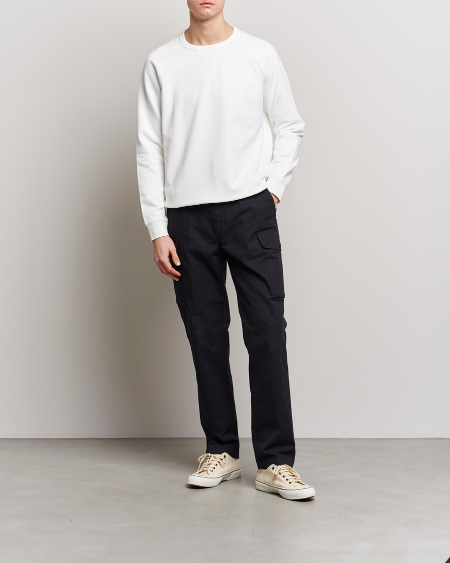 Hombres | Jerséis y prendas de punto | Replay | Sartoriale Jersey Crew Neck Sweatshirt Chalk White