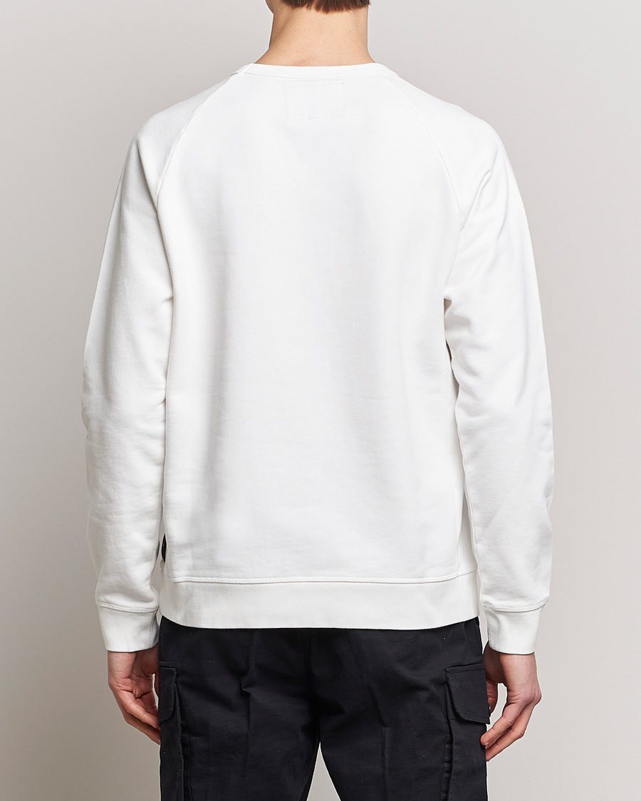 Hombres | Jerséis y prendas de punto | Replay | Sartoriale Jersey Crew Neck Sweatshirt Chalk White