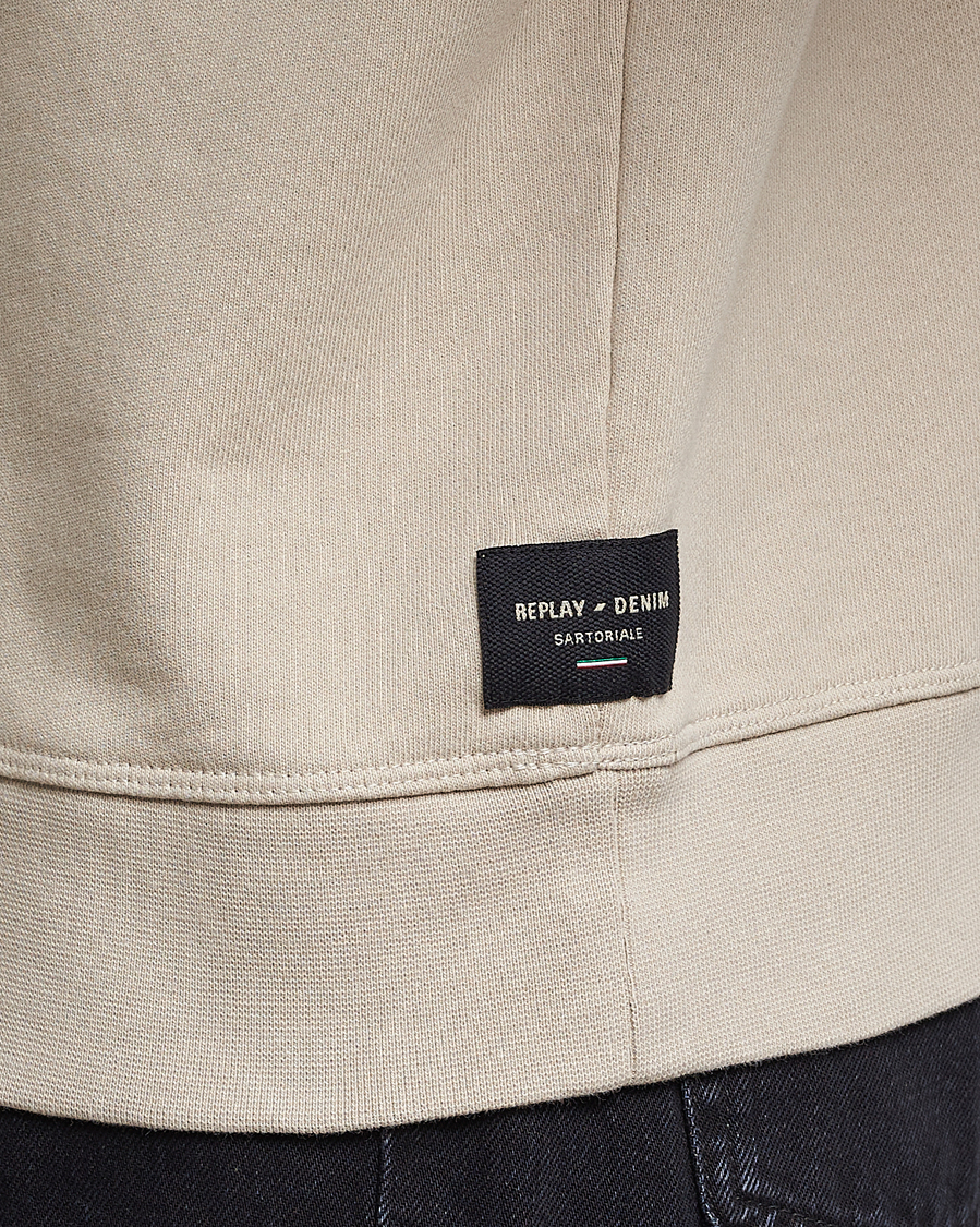 Hombres | Jerséis y prendas de punto | Replay | Sartoriale Jersey Hoodie Cement