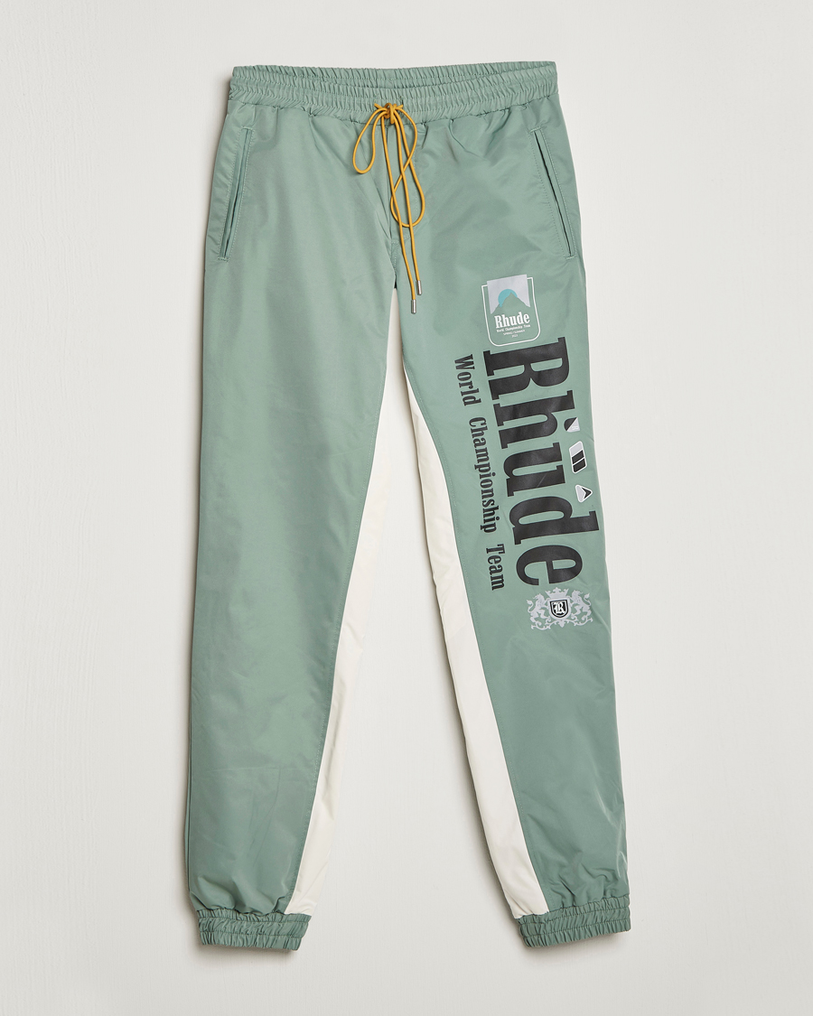 Hombres | Pantalones | Rhude | Senna Flight Pants Ivory/Sage