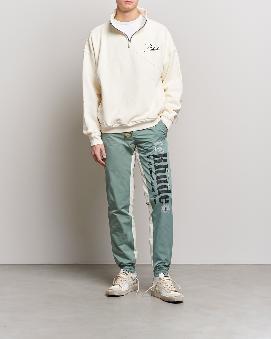 Hombres | Pantalones | Rhude | Senna Flight Pants Ivory/Sage