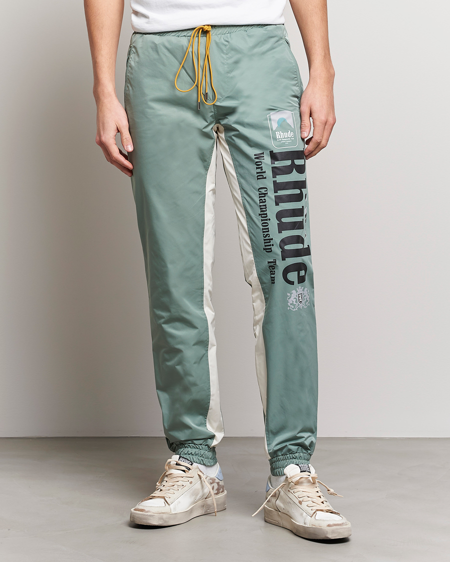 Hombres | Pantalones | Rhude | Senna Flight Pants Ivory/Sage