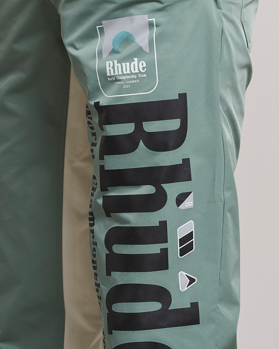 Hombres | Pantalones | Rhude | Senna Flight Pants Ivory/Sage