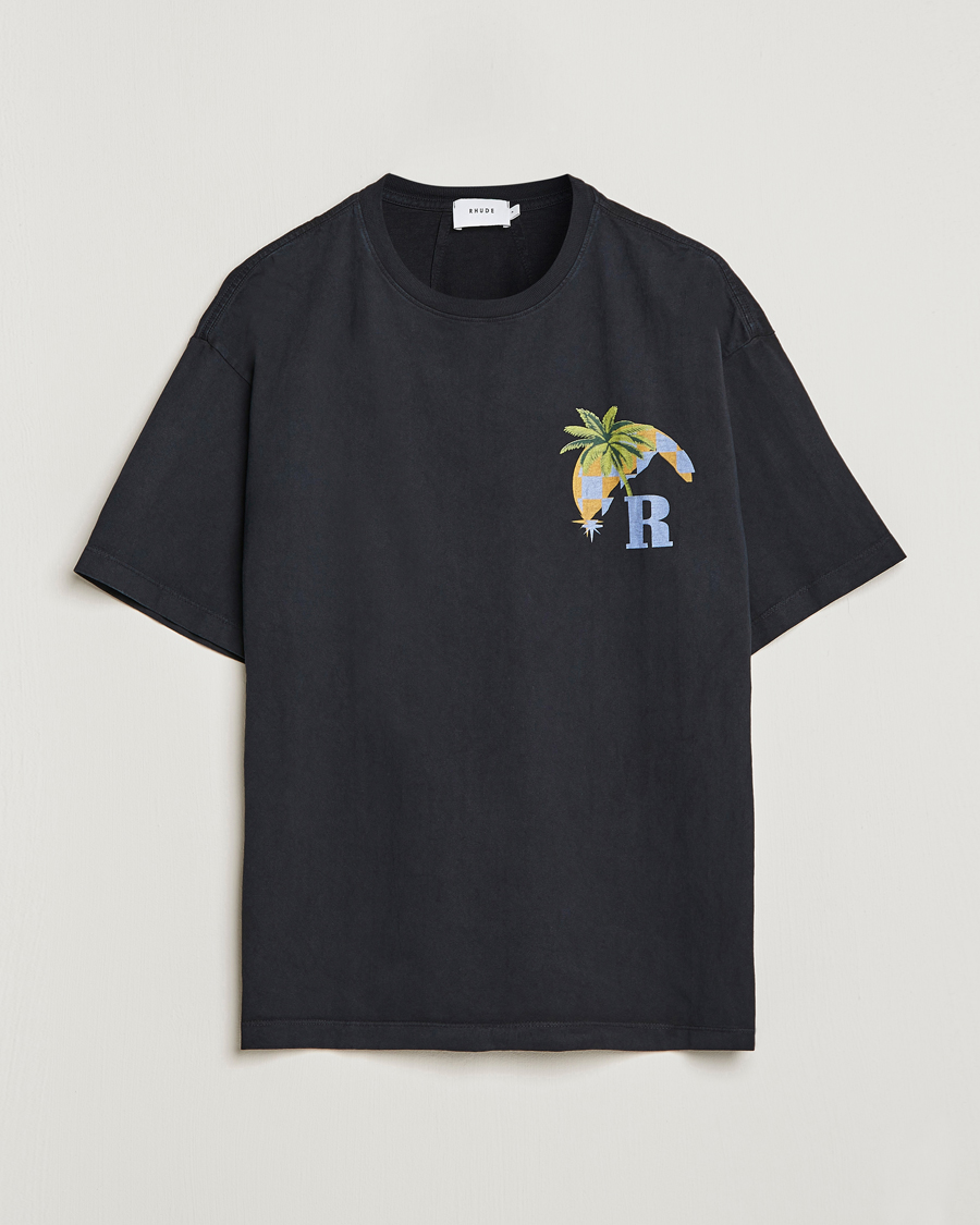 Hombres | Camisetas | Rhude | Moonlight Tropics T-Shirt Black