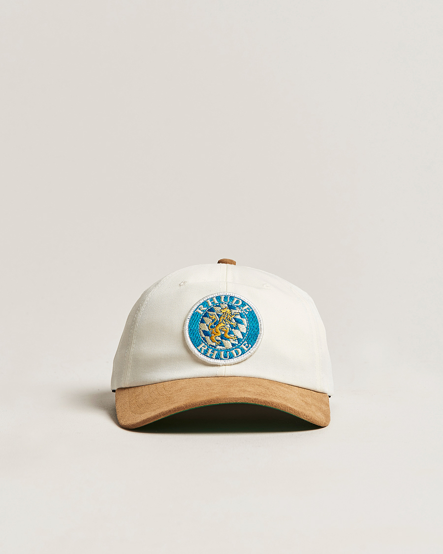Hombres | Rhude Suede Crest Cap Beige | Rhude | Suede Crest Cap Beige