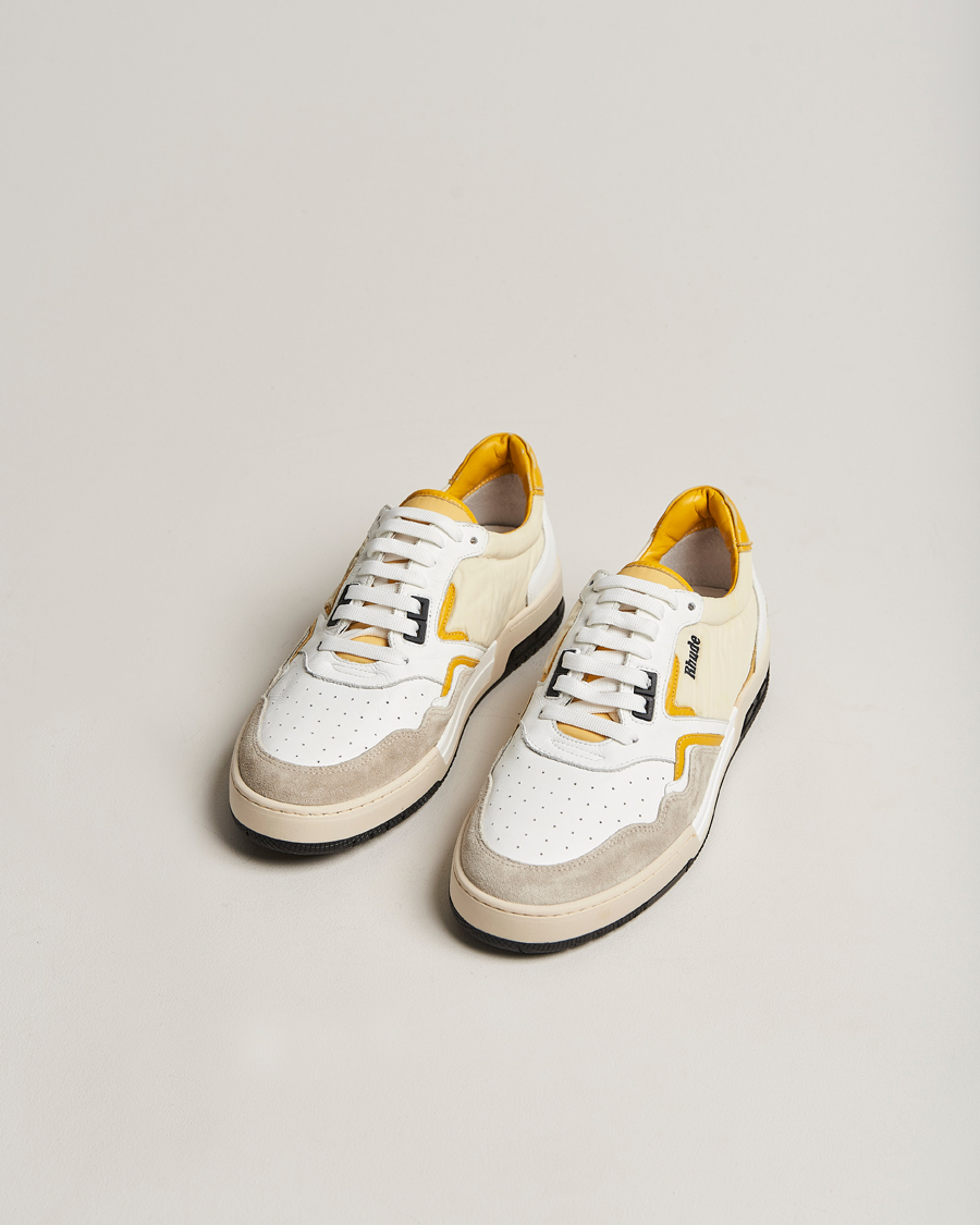 Hombres | Rhude Racing Sneakers White/Beige | Rhude | Racing Sneakers White/Beige