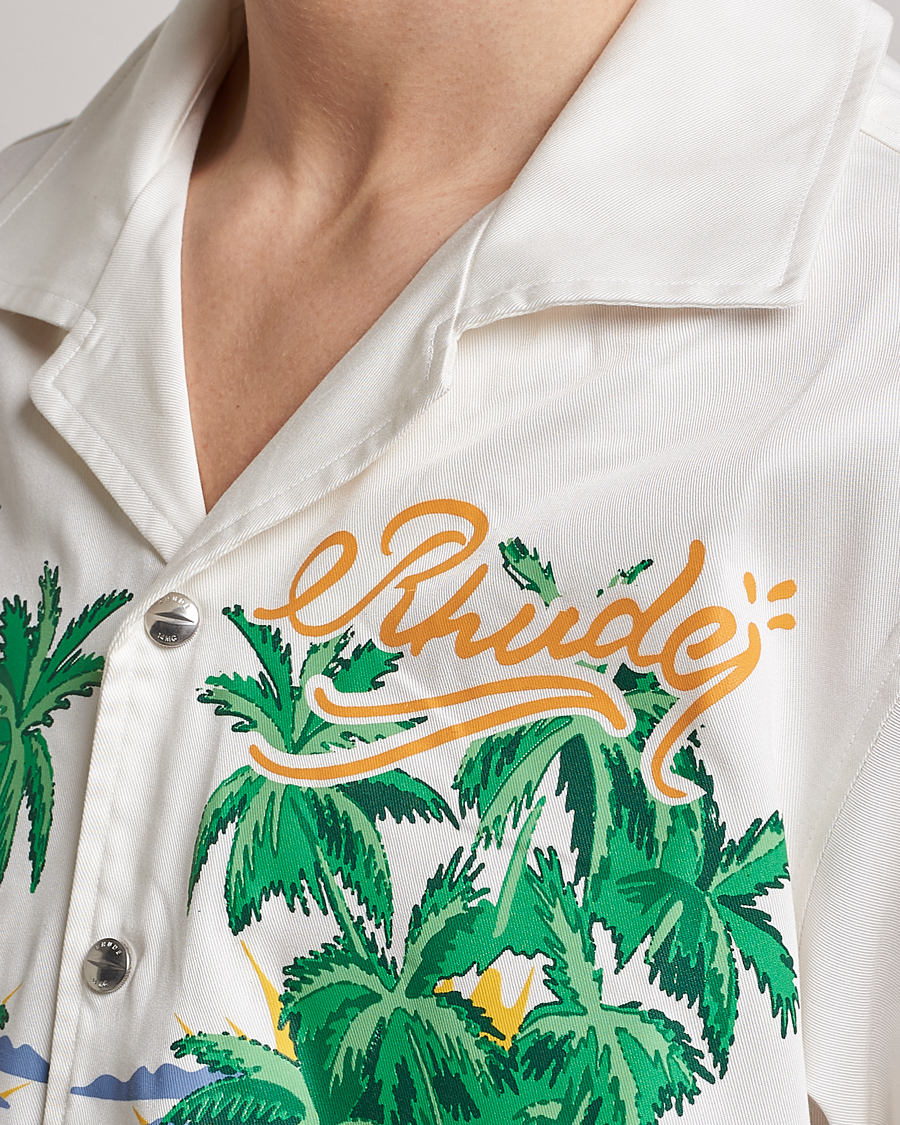Hombres | Camisas | Rhude | Palmas Snap Shirt Off White