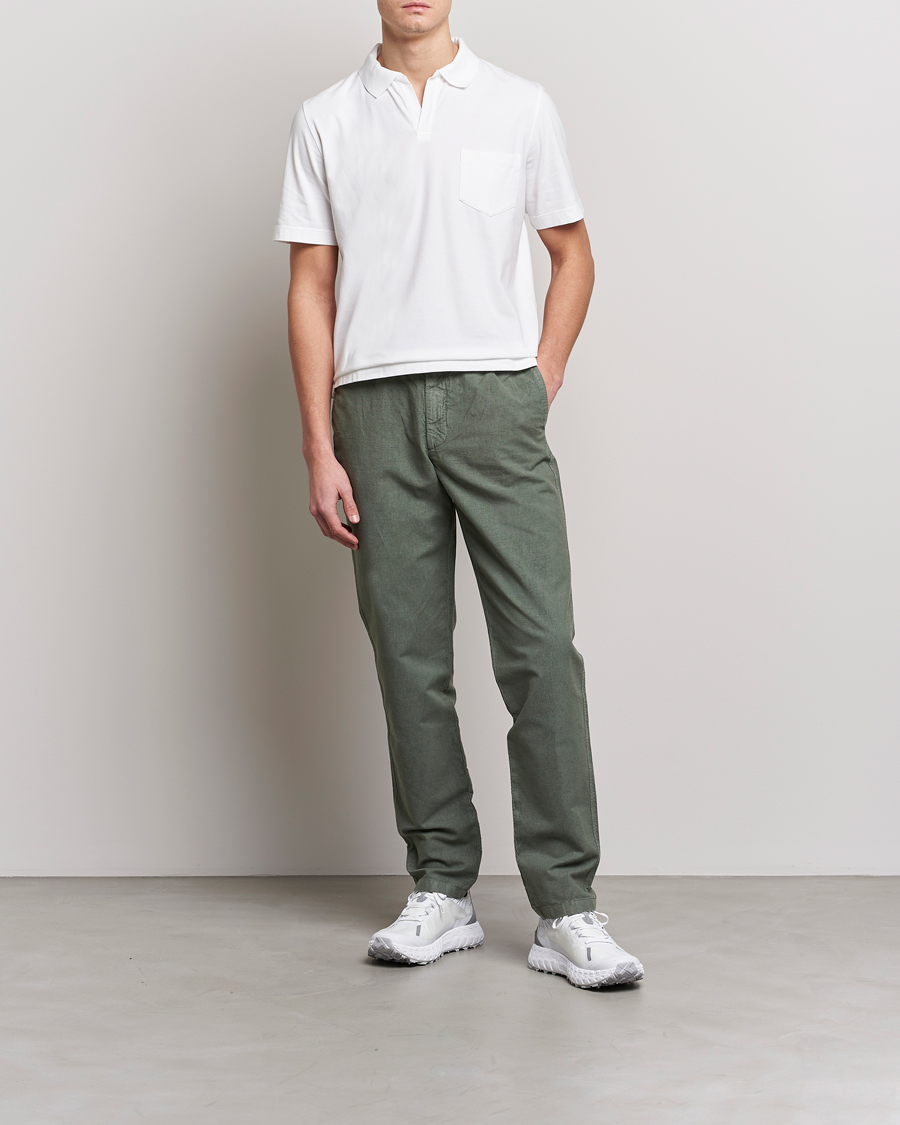 Hombres | Polos | SEASE | Short Sleeve Jersey Polo White