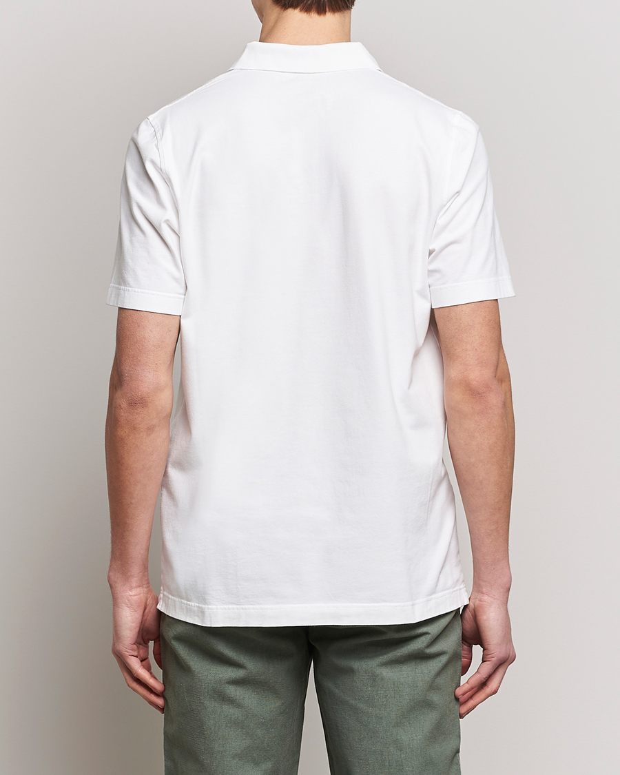 Hombres | Polos | SEASE | Short Sleeve Jersey Polo White