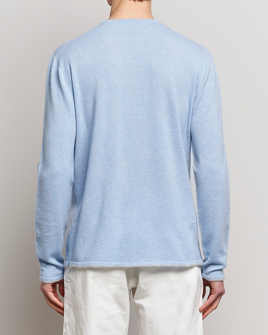 Hombres | Jerséis y prendas de punto | SEASE | Shore 2.0 Cashmere Pullover Sky Blue
